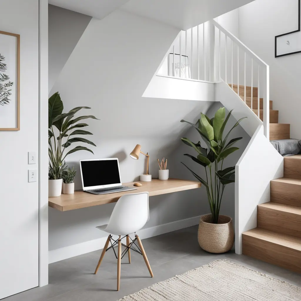 Minimalist Workspace Nook