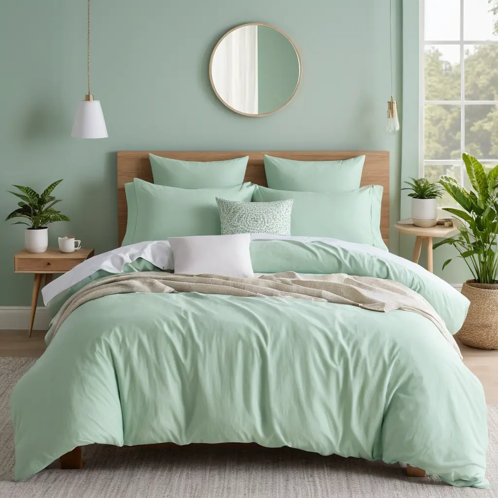 Mint Green Bedding