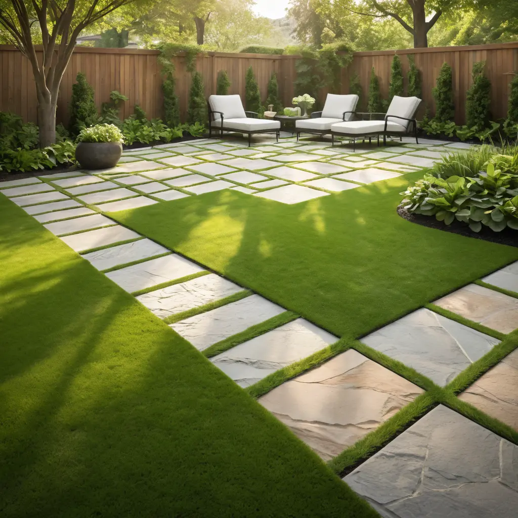 Mix of Stone and Grass