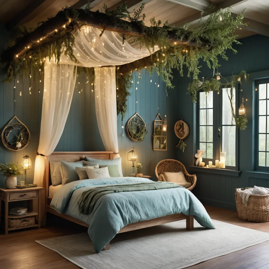 Moonlit Forest Bedroom