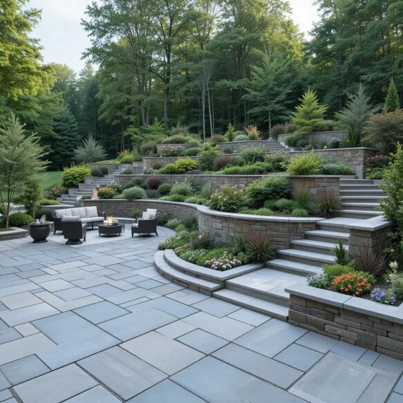 Multi-Tiered Garden and Patio