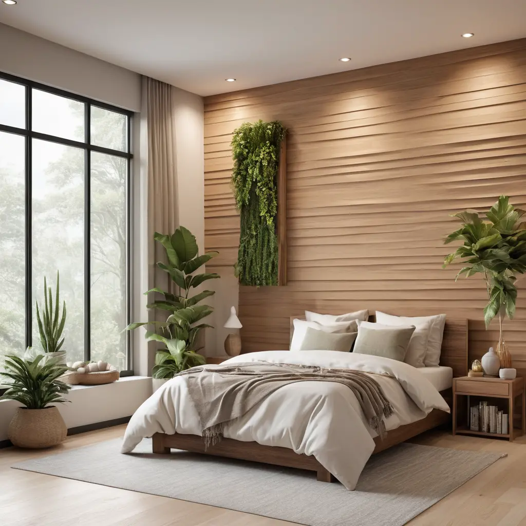 Natural Wood-Look 3D Panels
