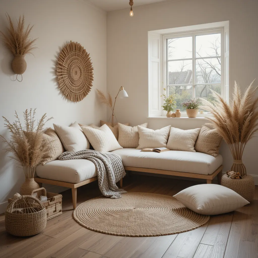 Natural Wooden Floor Nook