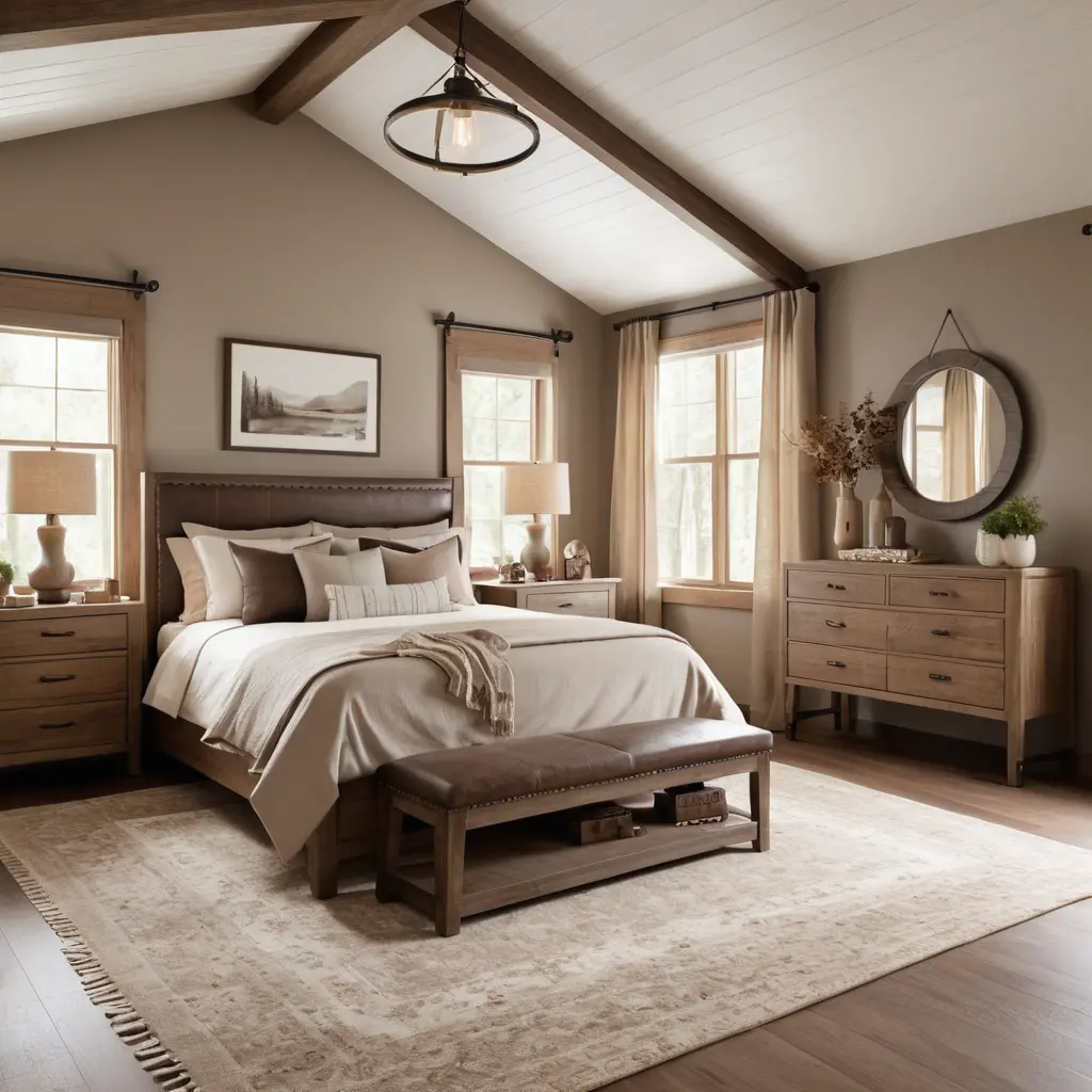 Neutral Color Palette with Rustic Accents