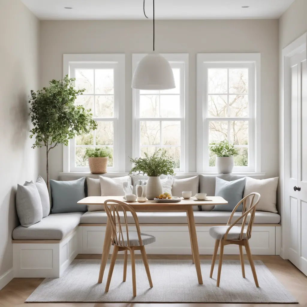 Neutral Tones Breakfast Nook