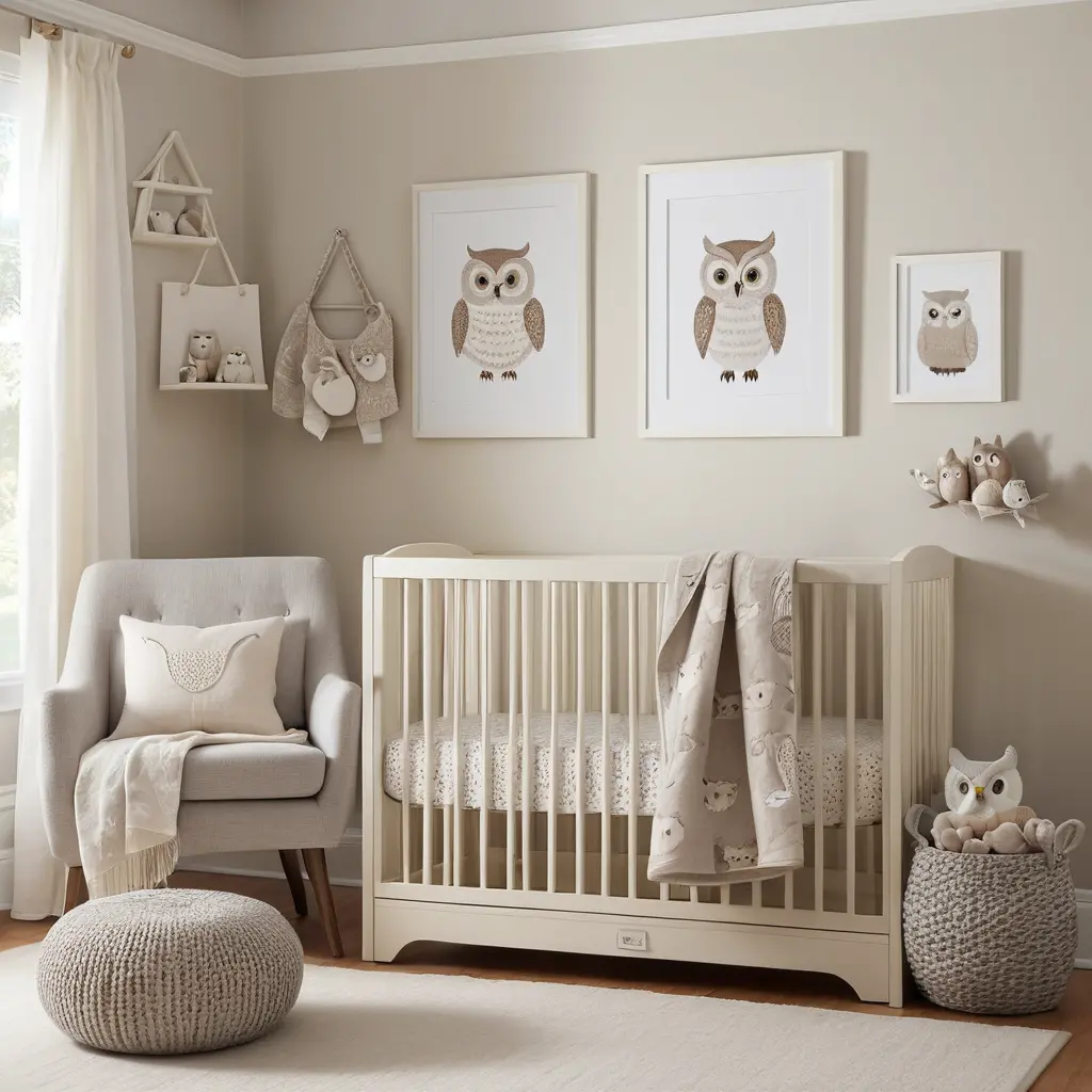 Neutral Tones with Owl Accents