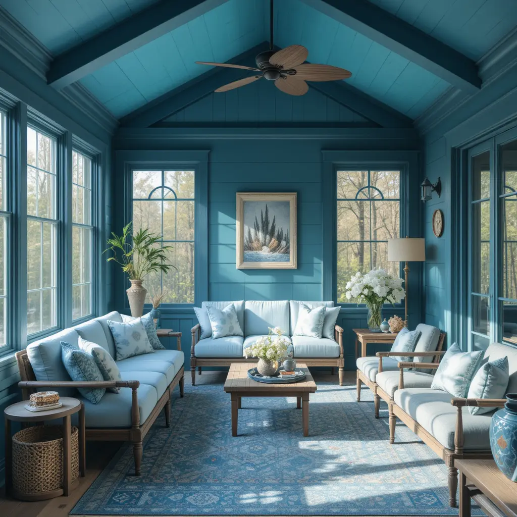 Ocean-Inspired Blue Tones