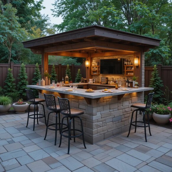 Outdoor Bar Area