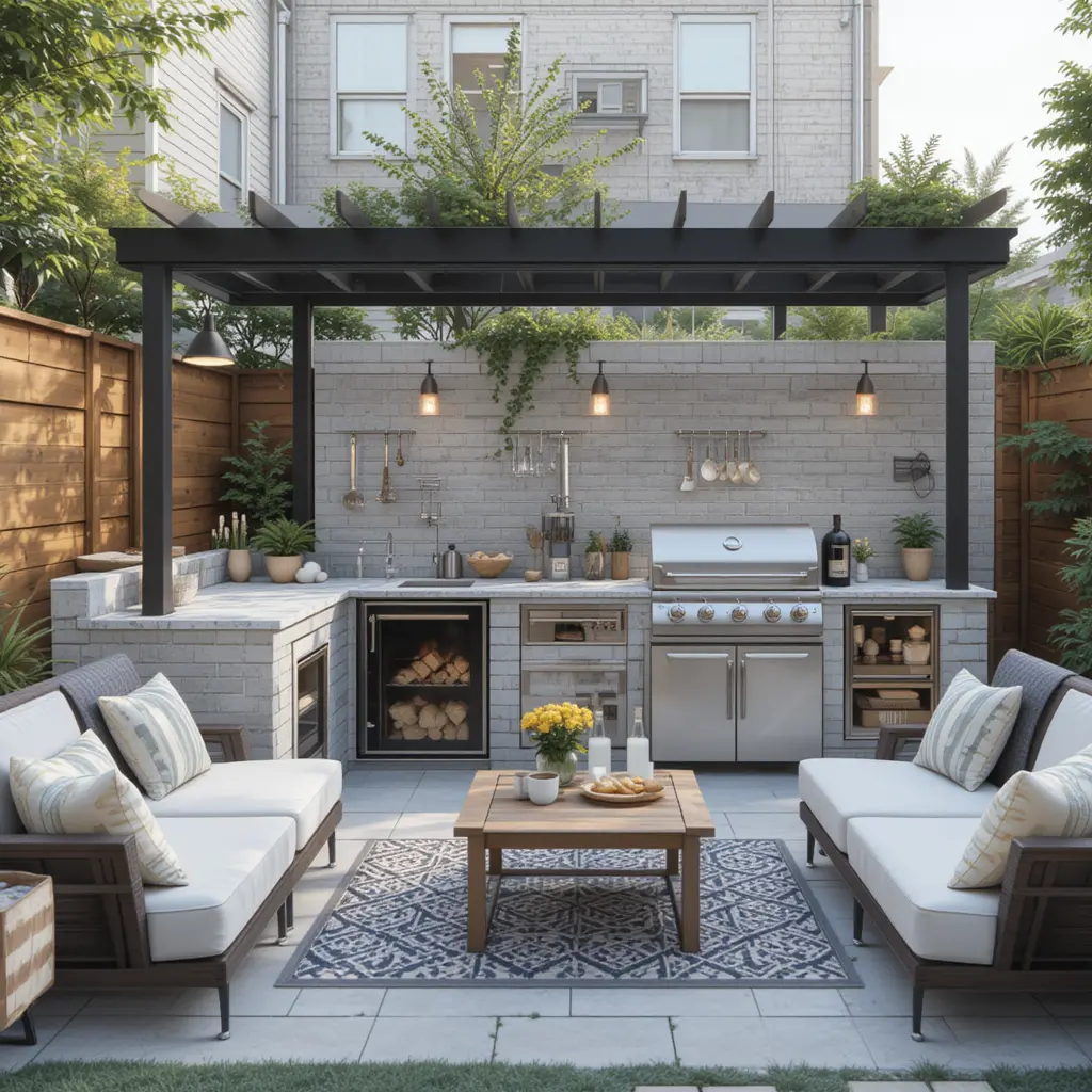 Outdoor Barbecue Area