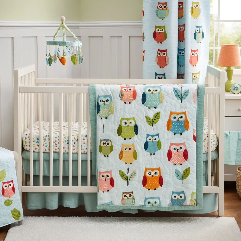 Owl Nursery Bedding