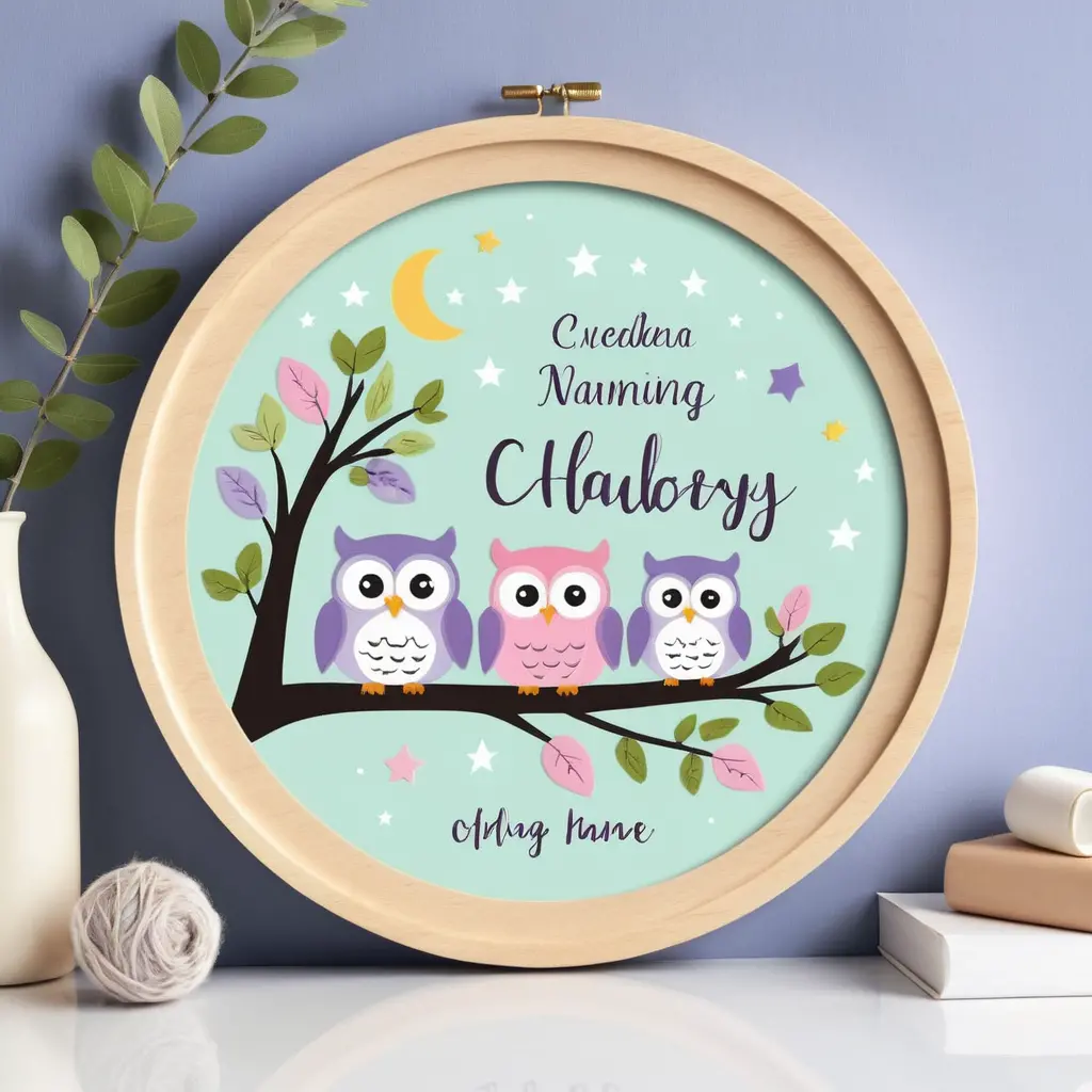 Personalized Owl Name Sign
