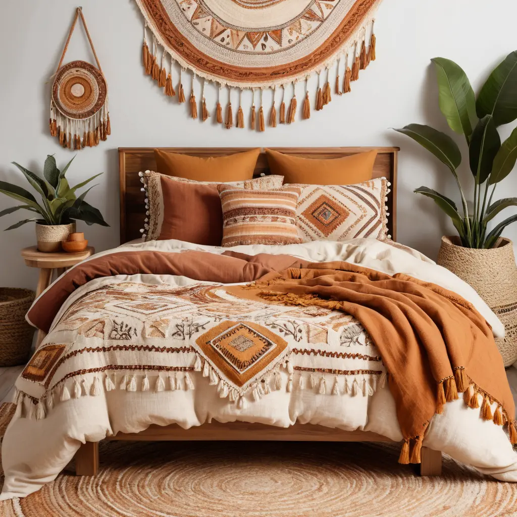 Pillows with Fringe and Beads