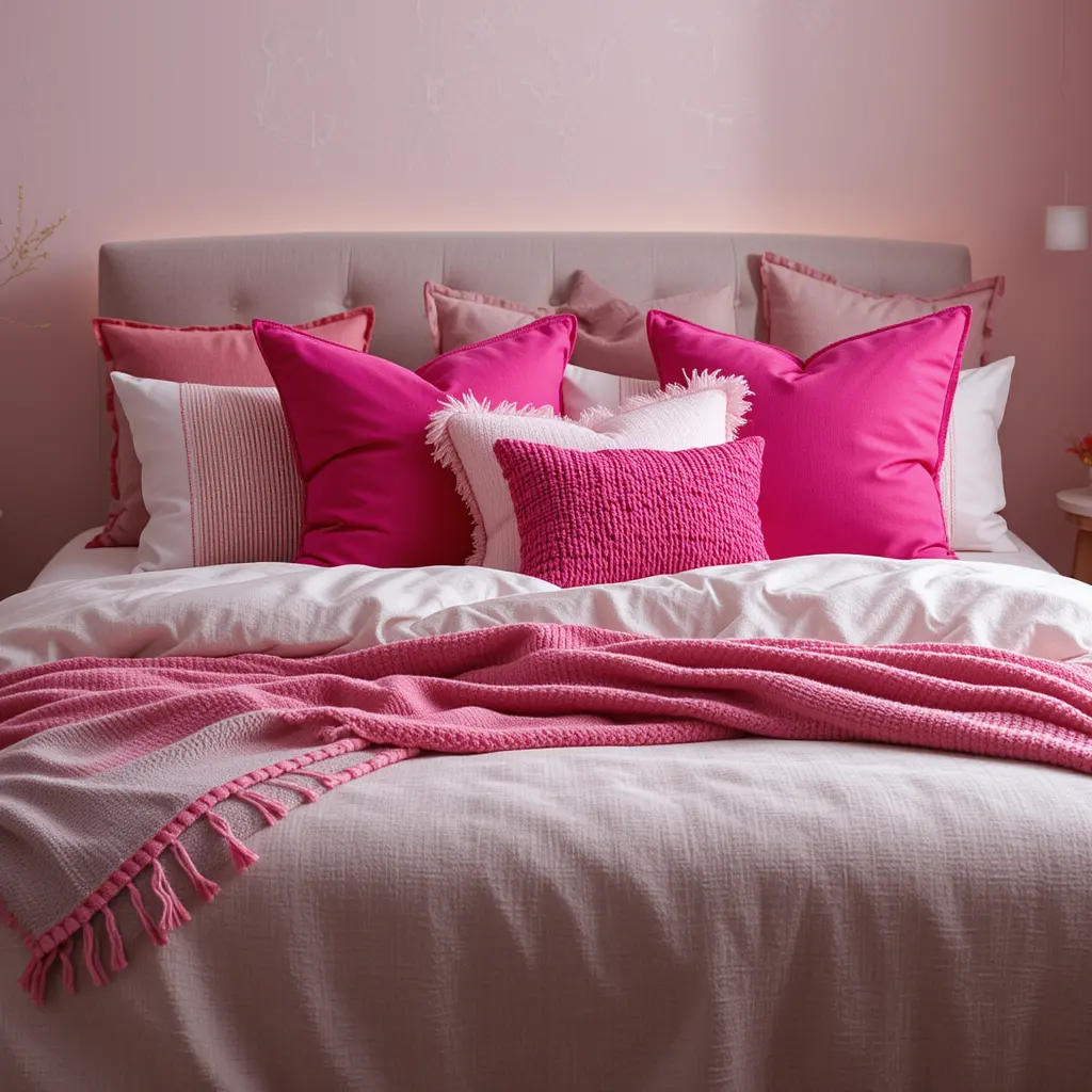Pink Accent Pillows