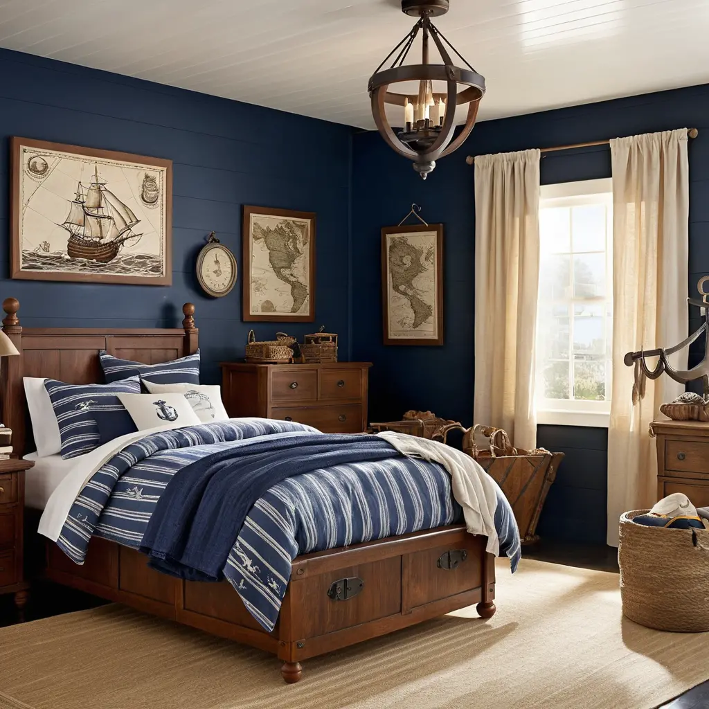Pirate-Inspired Bedroom