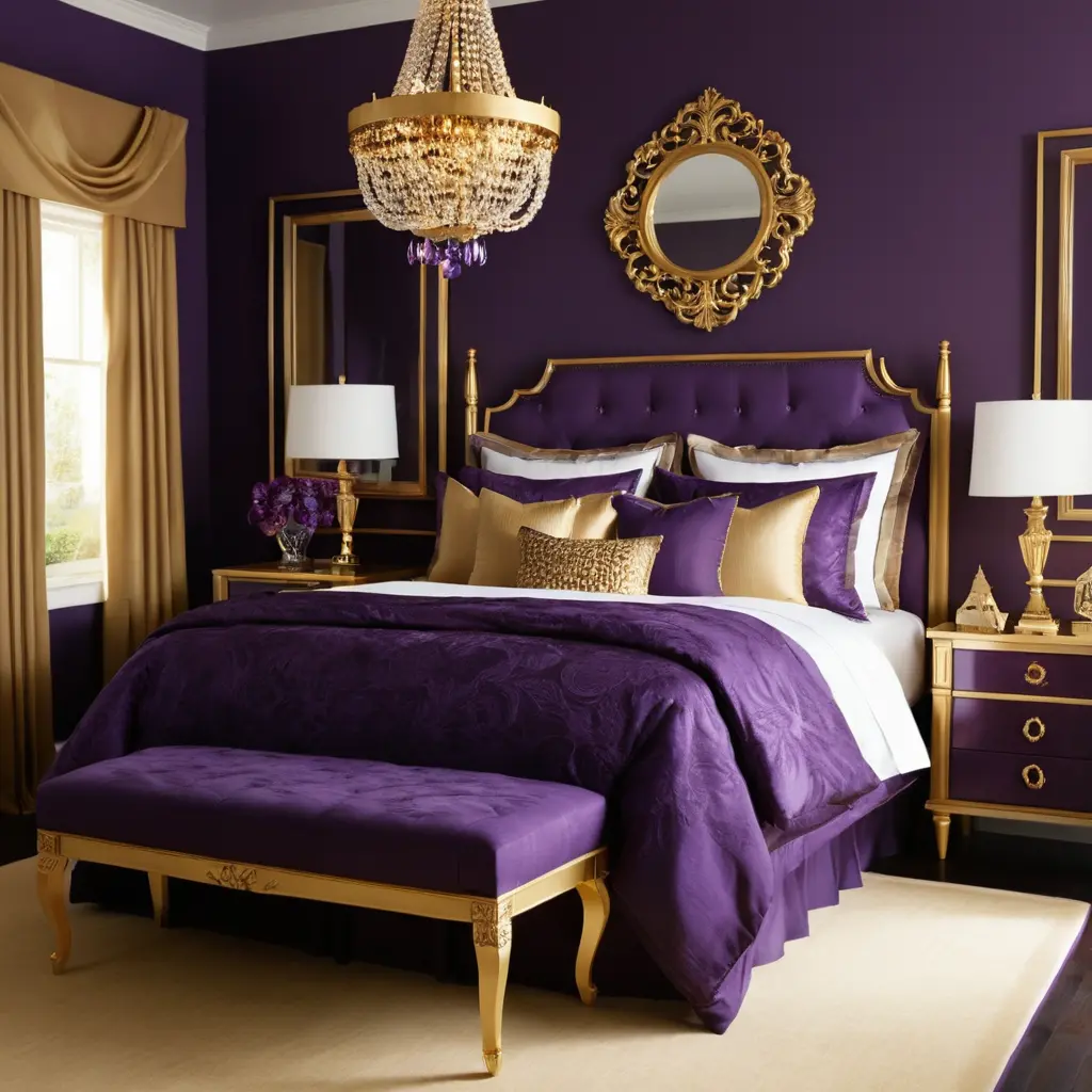 Purple and Gold Theme