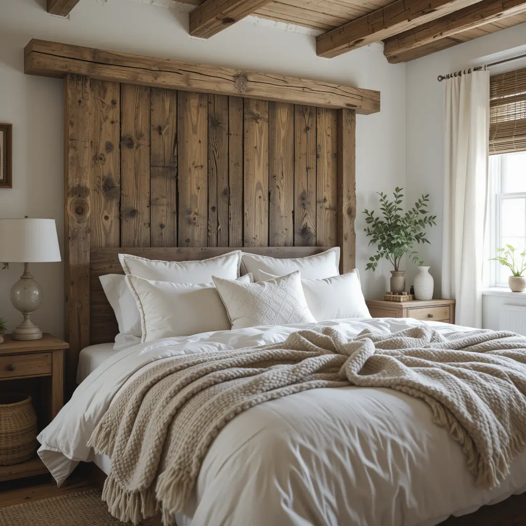 Reclaimed Wood Headboard