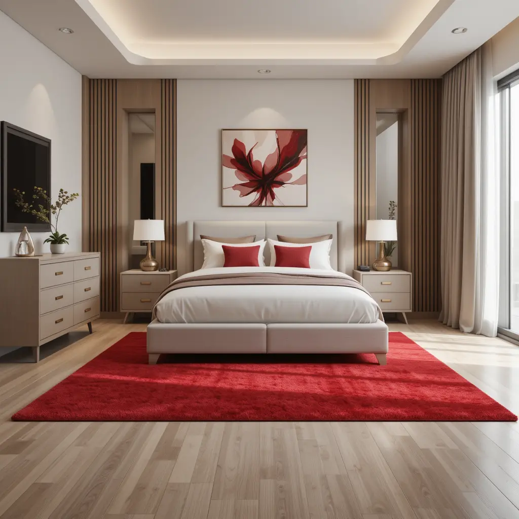 Red Accent Rug