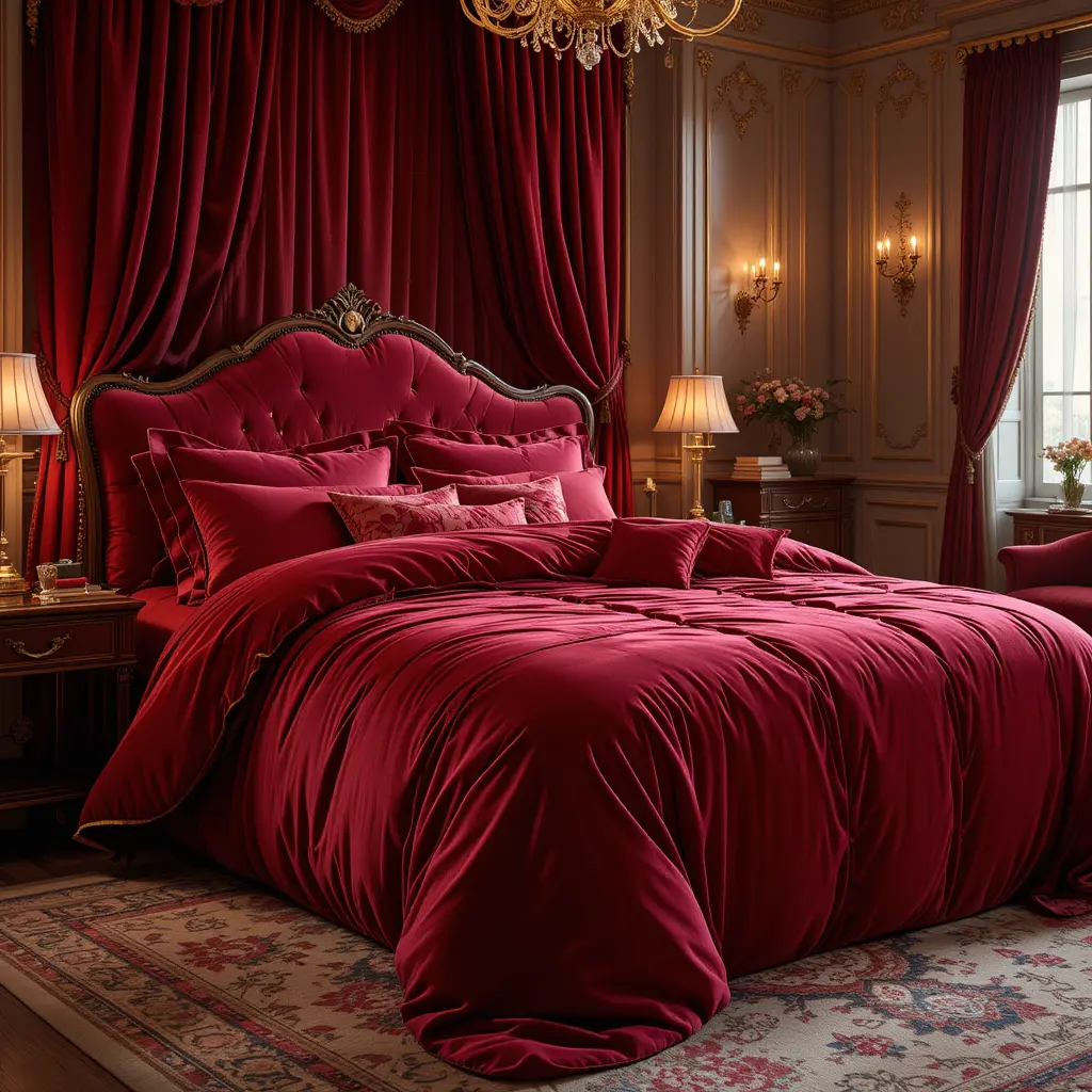 Red Velvet Bedding
