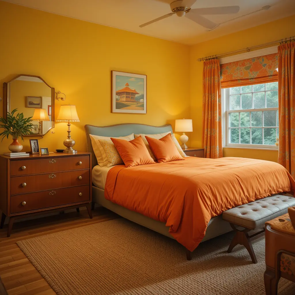 Retro Yellow and Orange Color Scheme