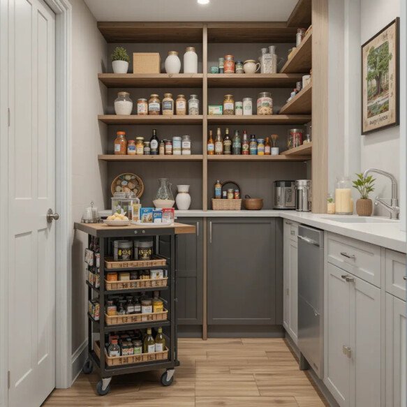 Roll-Out Pantry Cart