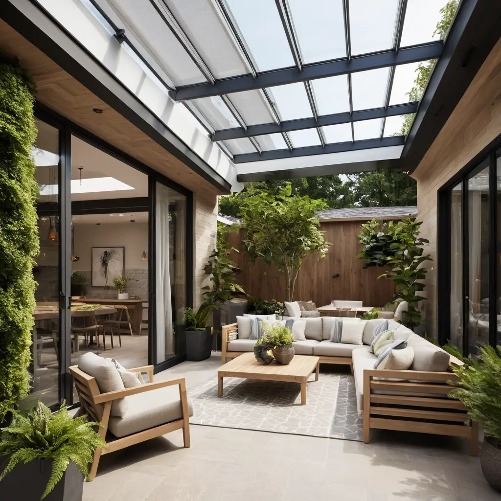 Roof Extension with Skylights