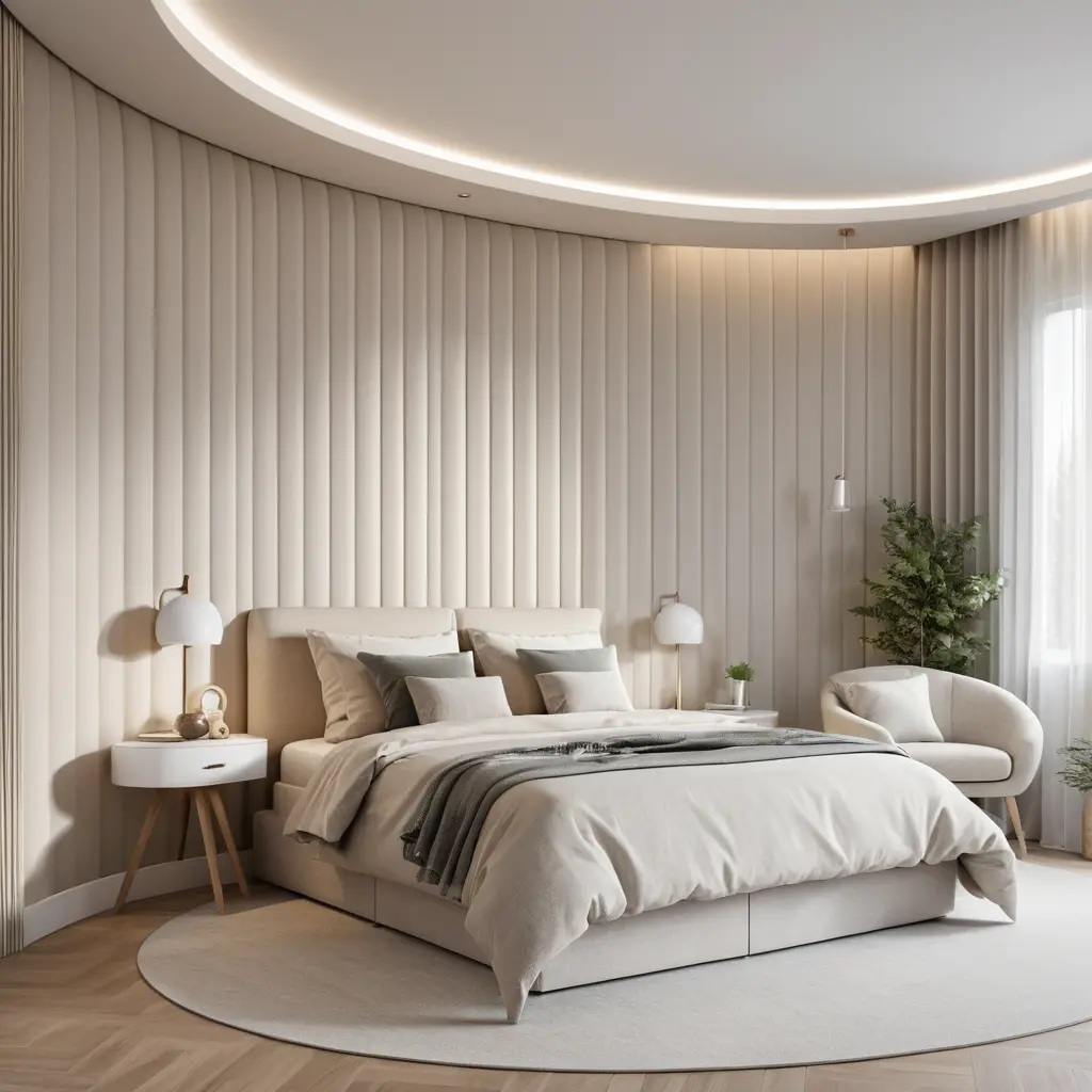 Rounded 3D Wall Panels