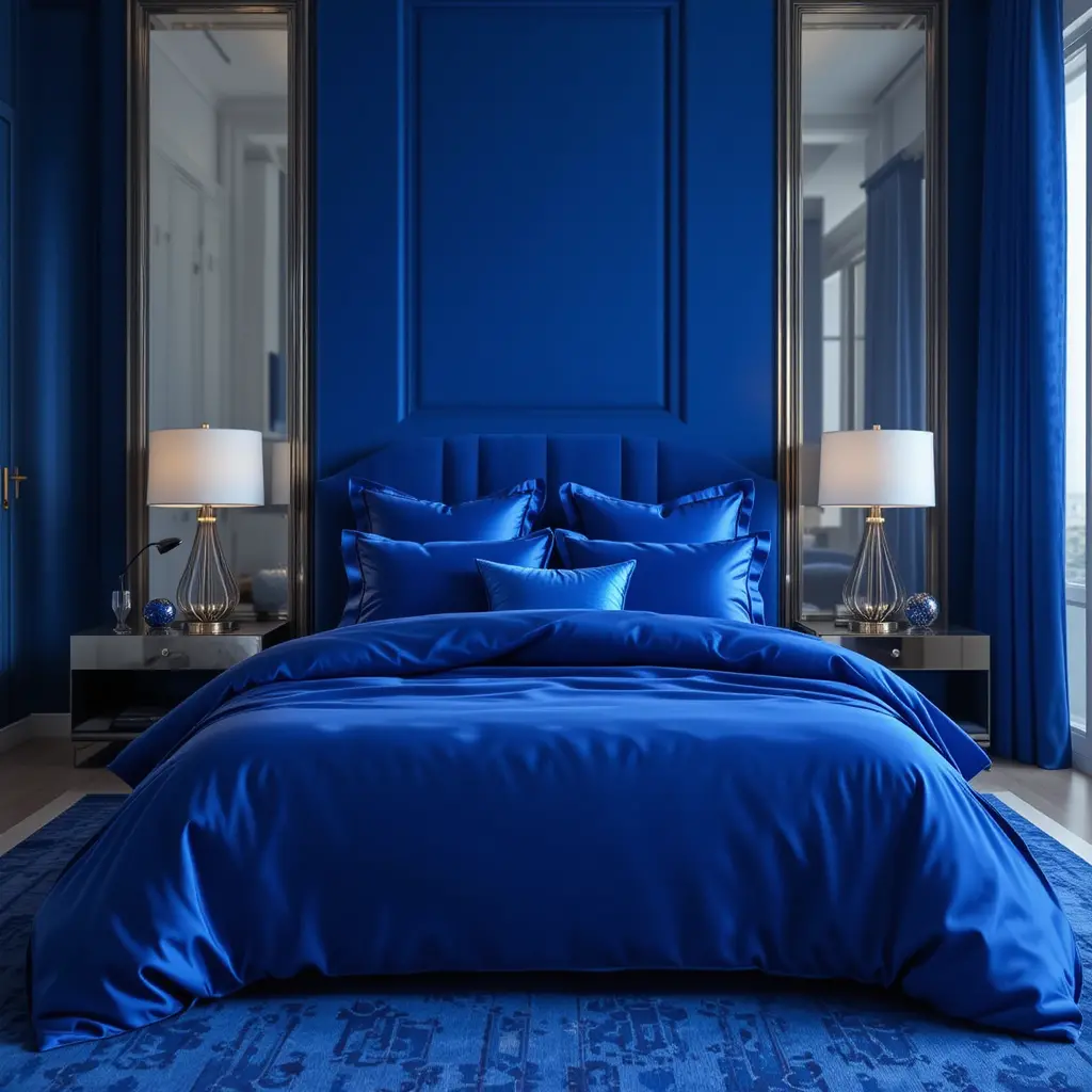 Royal Blue Bedding