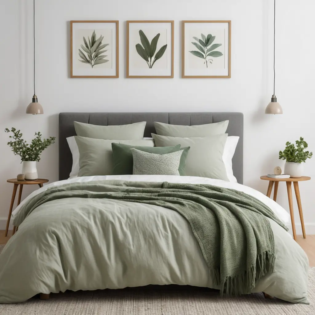 Sage Green Throw Pillows