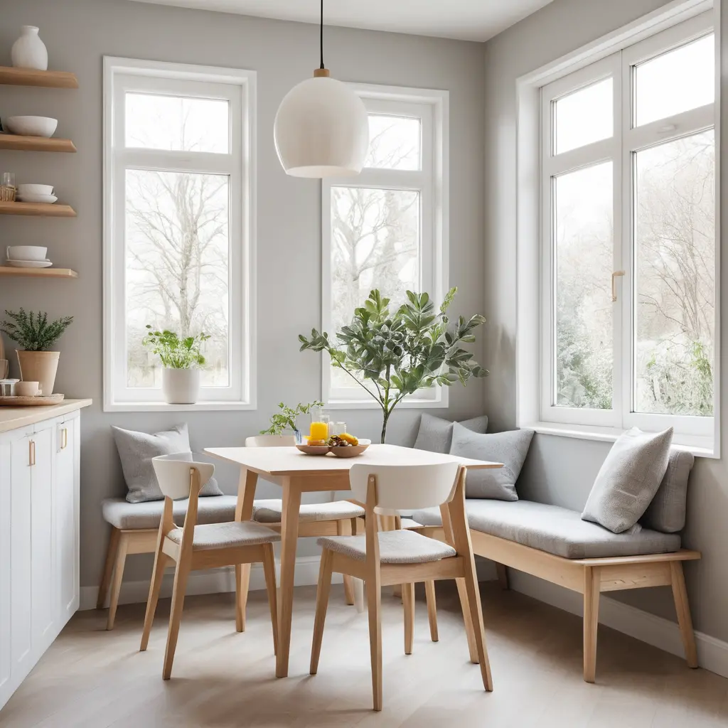 Scandinavian Style Breakfast Nook