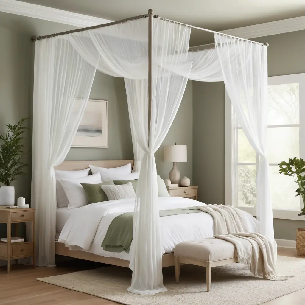 Sheer Curtain Canopy