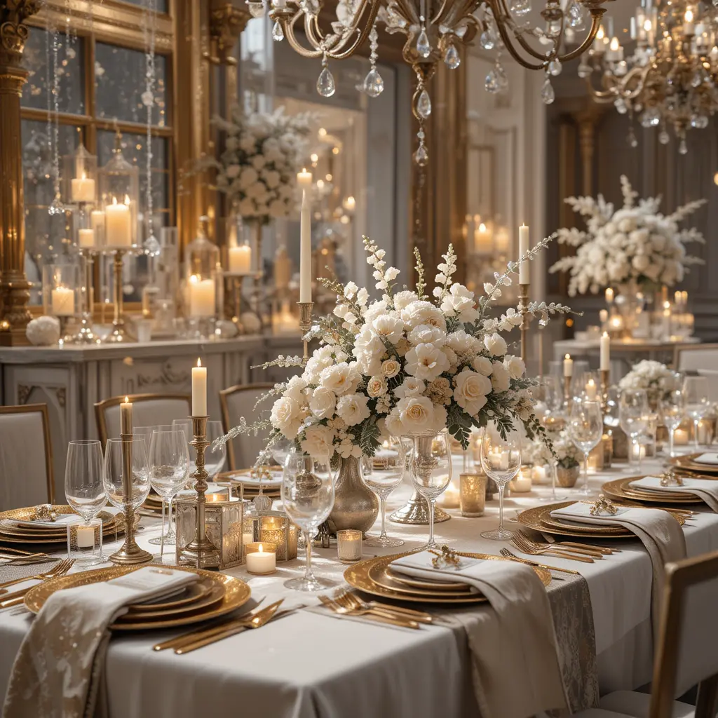 Silver and Gold Accents