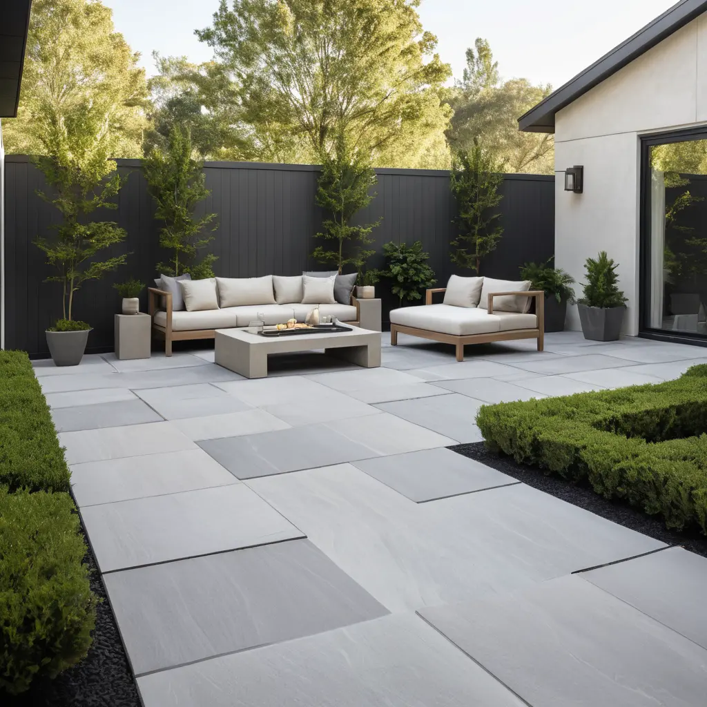 Sleek Modern Paver Patio
