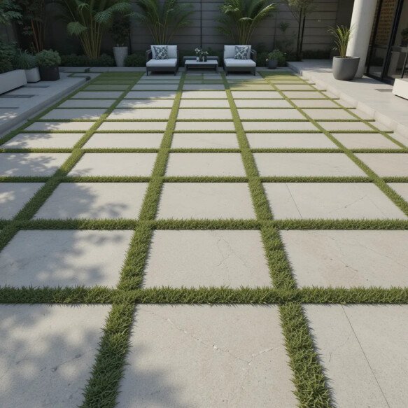 Sleek Rectangular Pavers