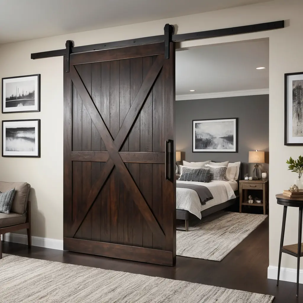 Sleek Sliding Barn Door