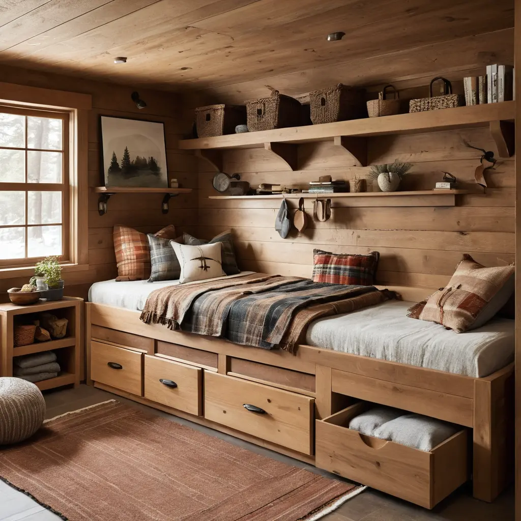 Small Cabin Bedroom