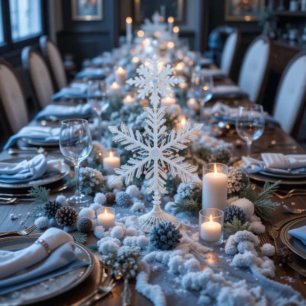 Snowflake Table Decor