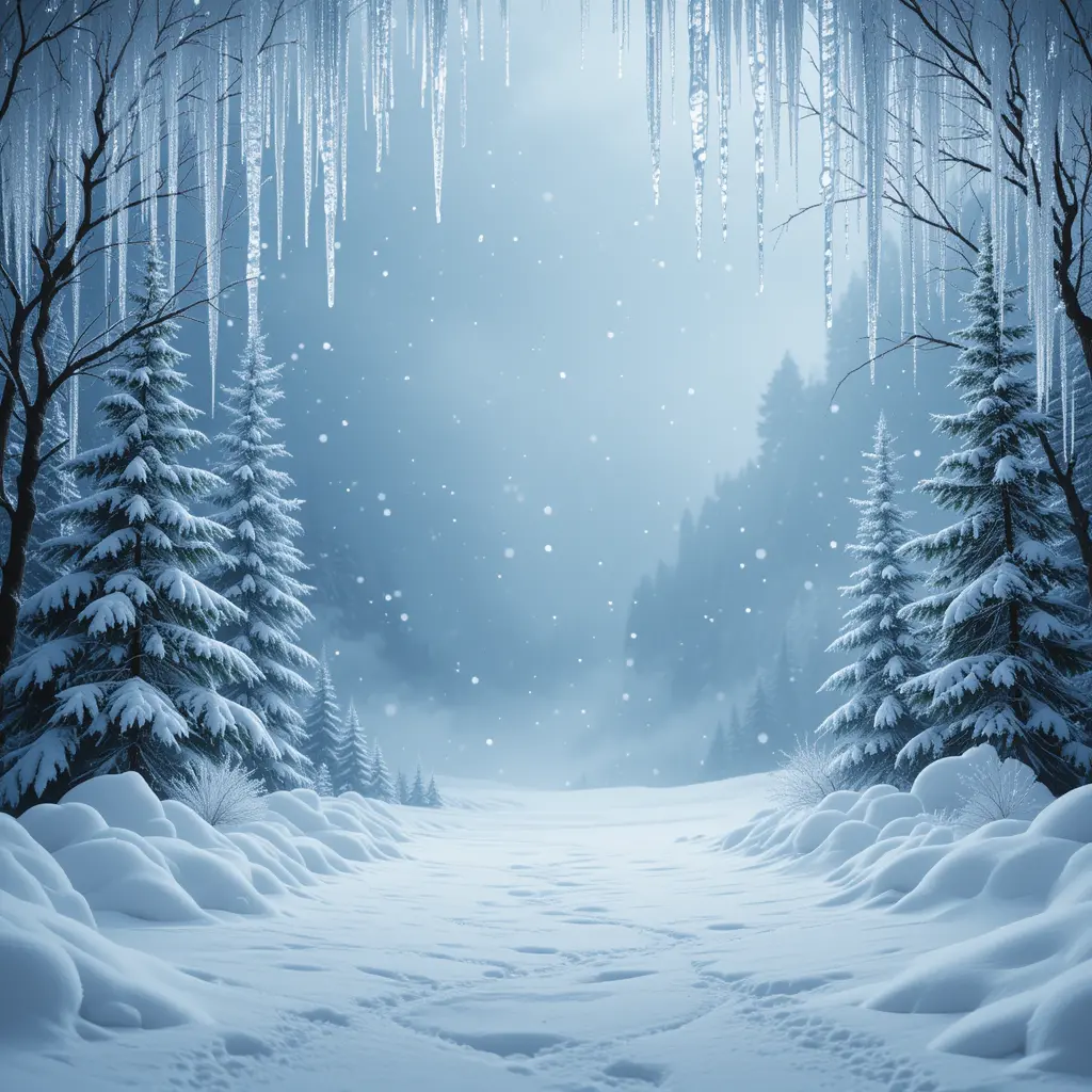 Snowy Backdrops for Photos