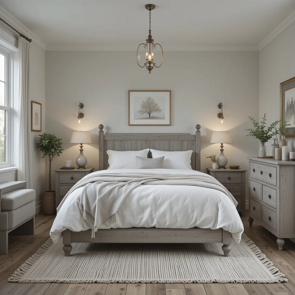 Soft Gray and White Color Scheme