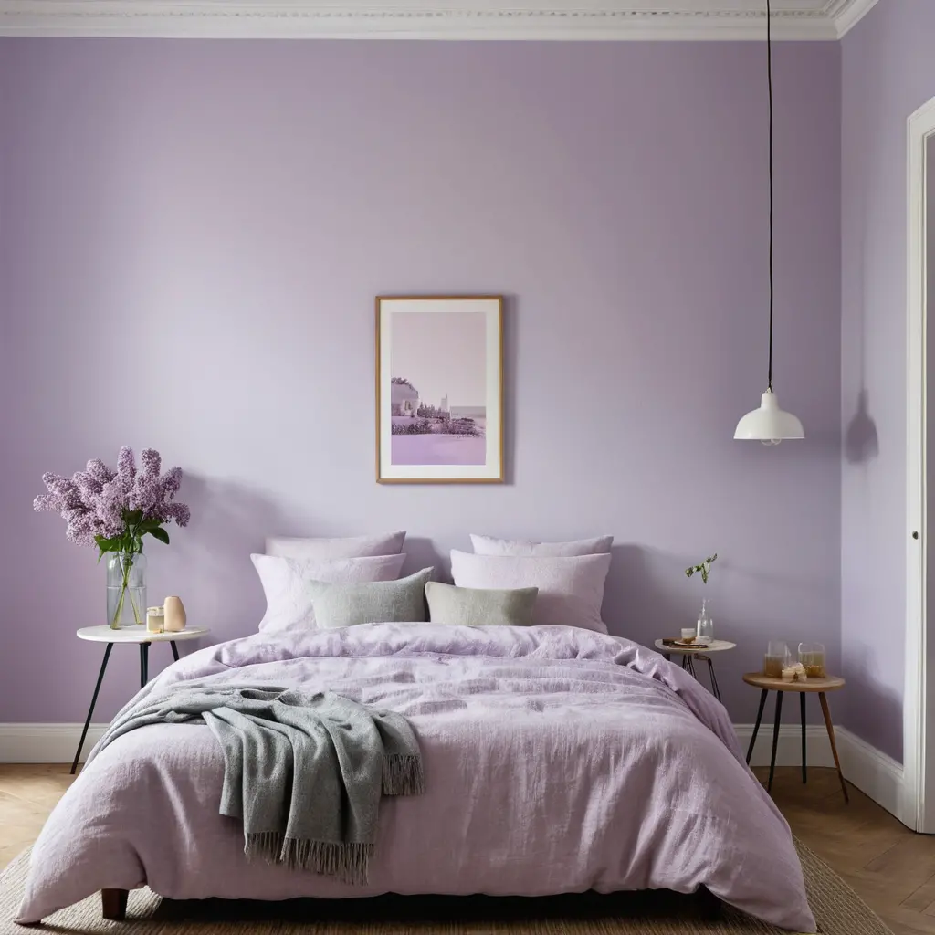 Soft Lilac Walls