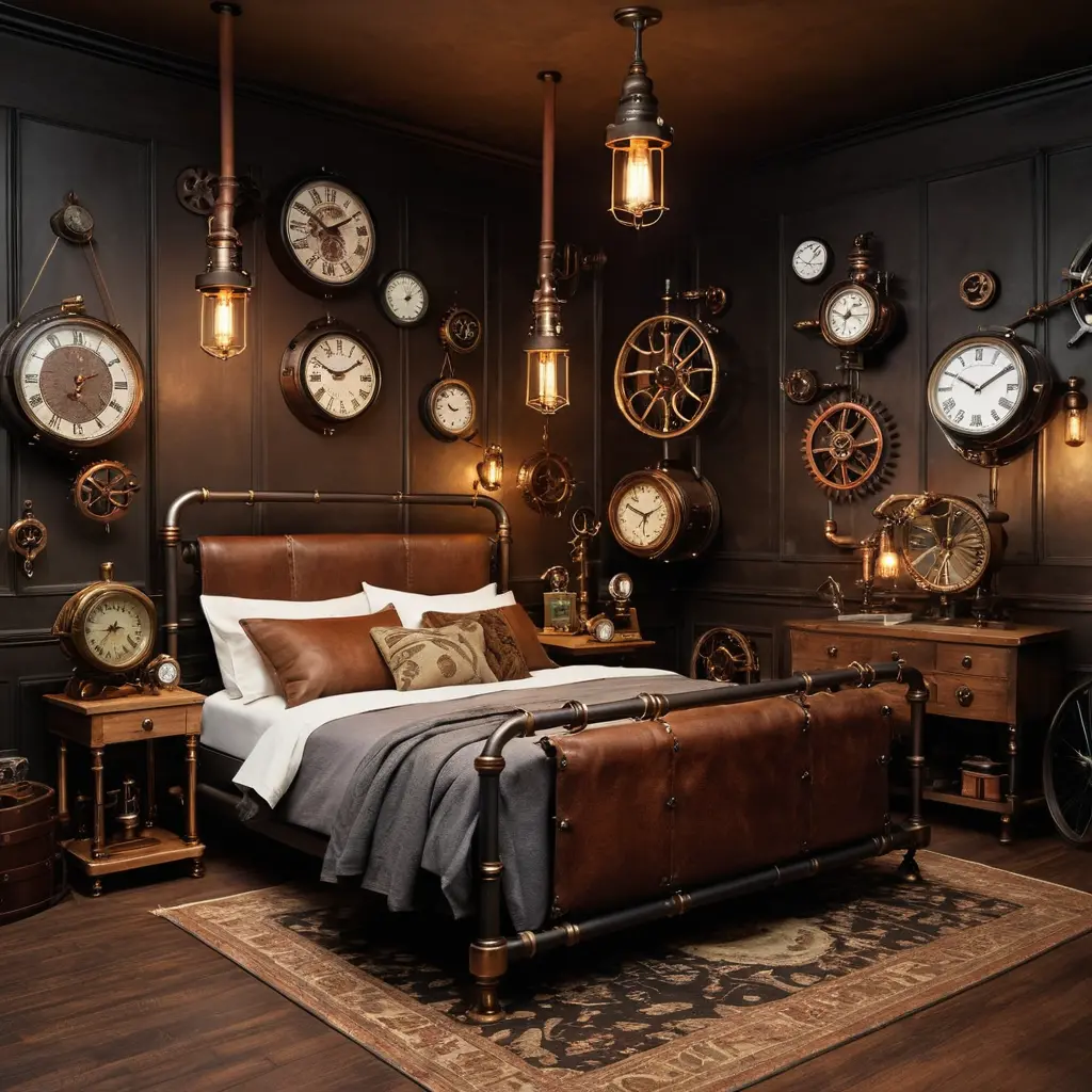 Steampunk Fantasy Bedroom