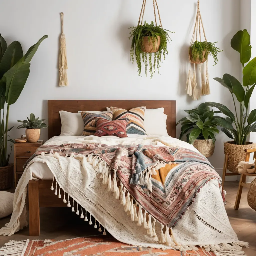 Tasseled Throw Blankets