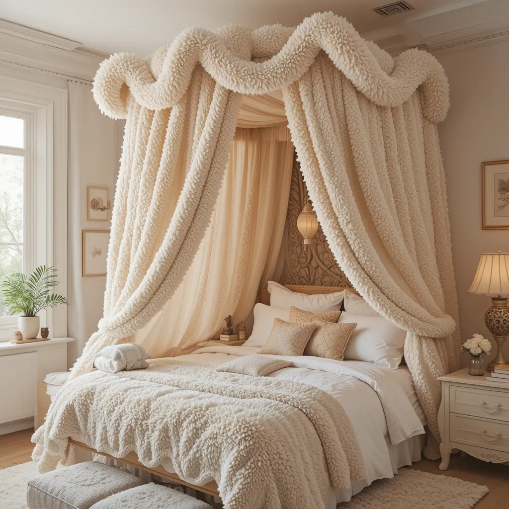 Teddy Bear Plush Canopy