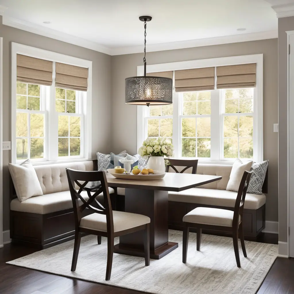 Transitional Style Breakfast Nook