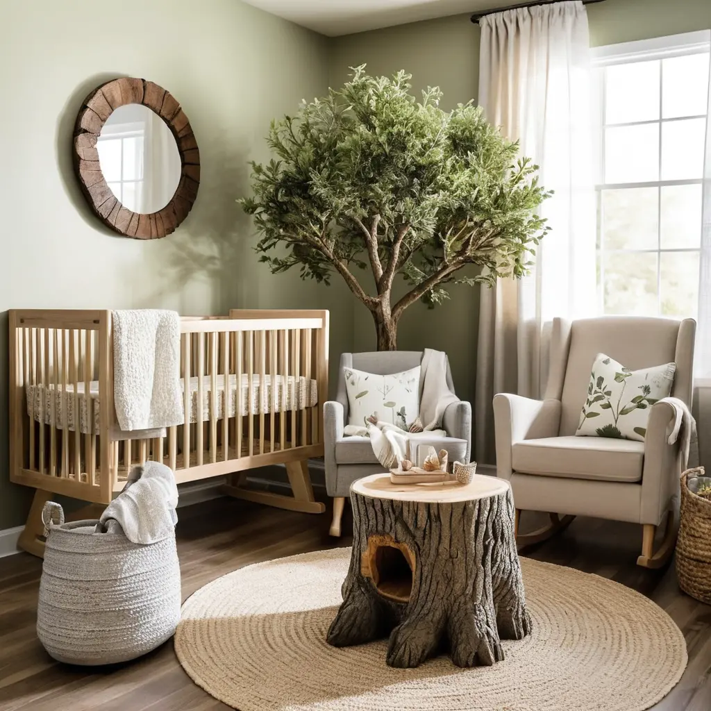 Tree Stump Side Table