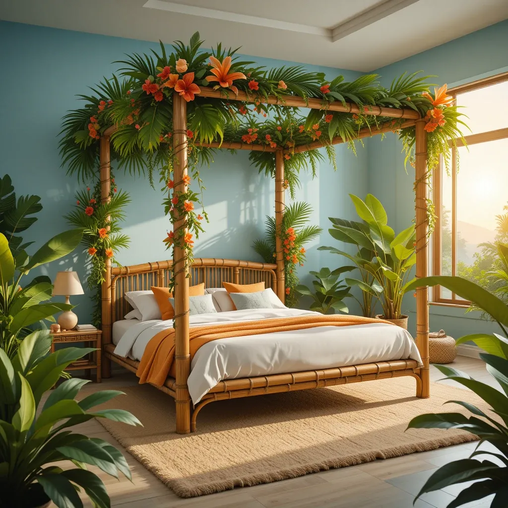 Tropical Canopy Bed