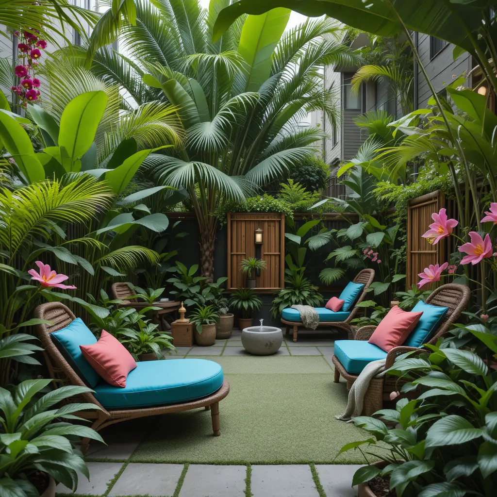 Tropical Paradise Patio