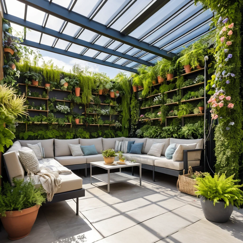 Vertical Garden Roof Extension