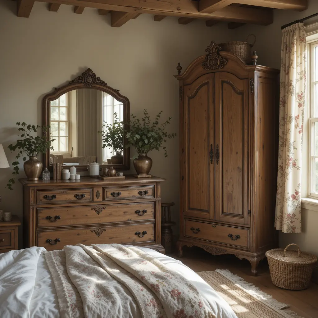 Vintage Dressers and Wardrobes