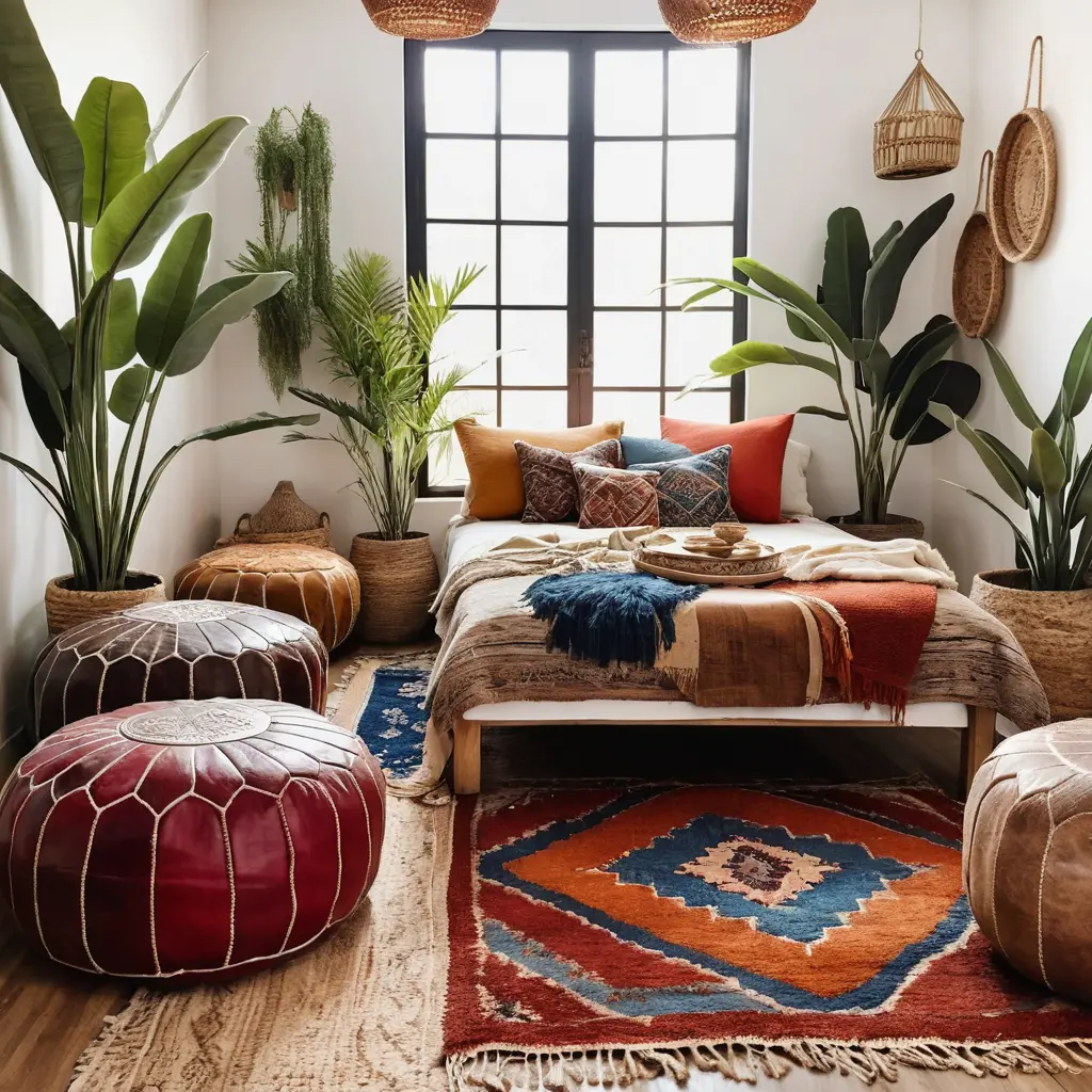 Vintage Moroccan Poufs