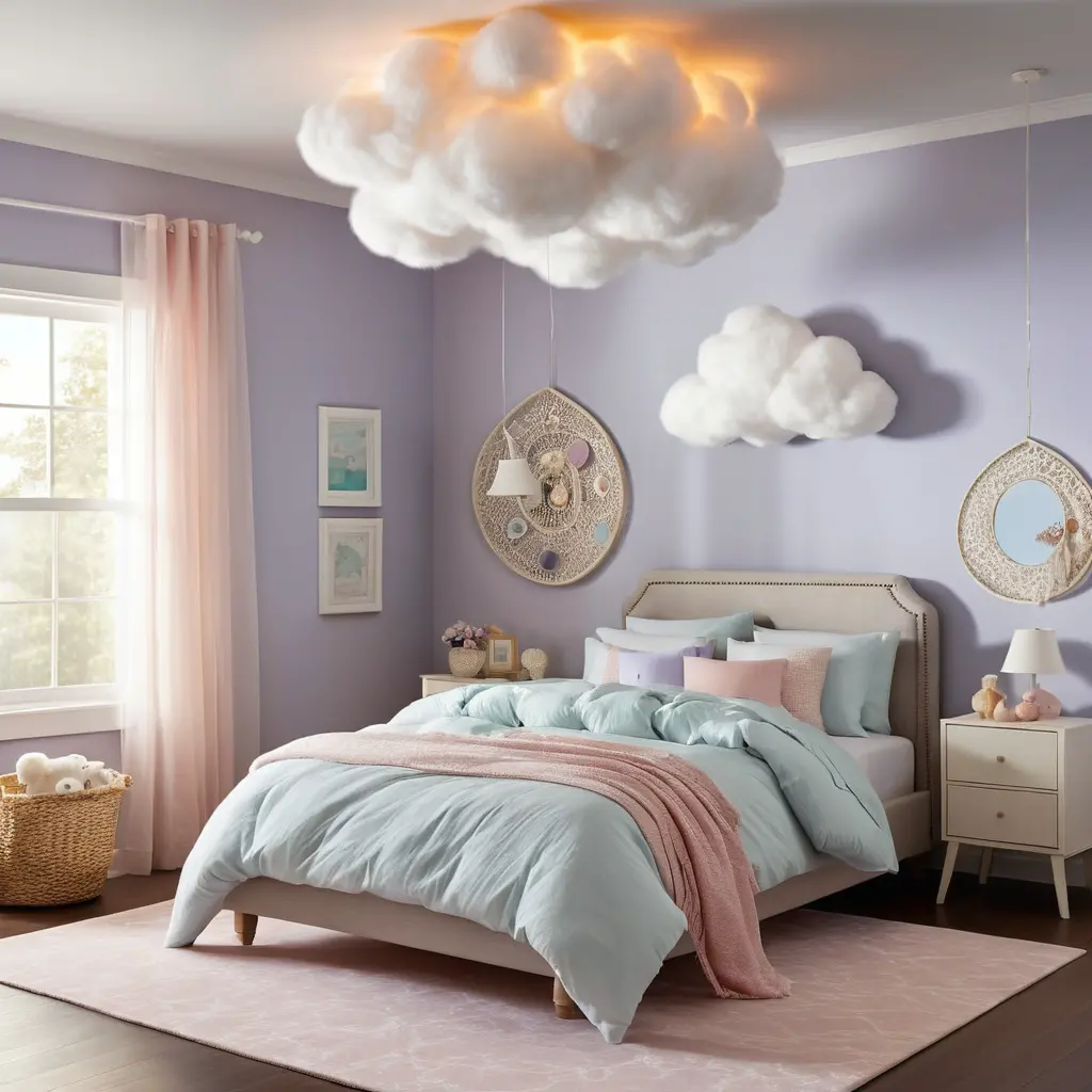 Whimsical Cloud Bedroom